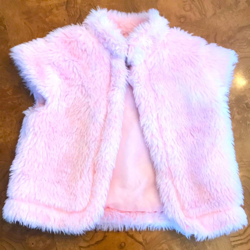 Faux fur vest